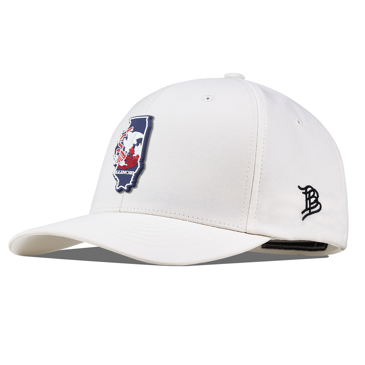 Illinois Patriot Series Flexfit Performance Fitted White