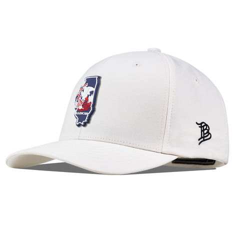 Illinois Patriot Series Flexfit Performance Fitted White