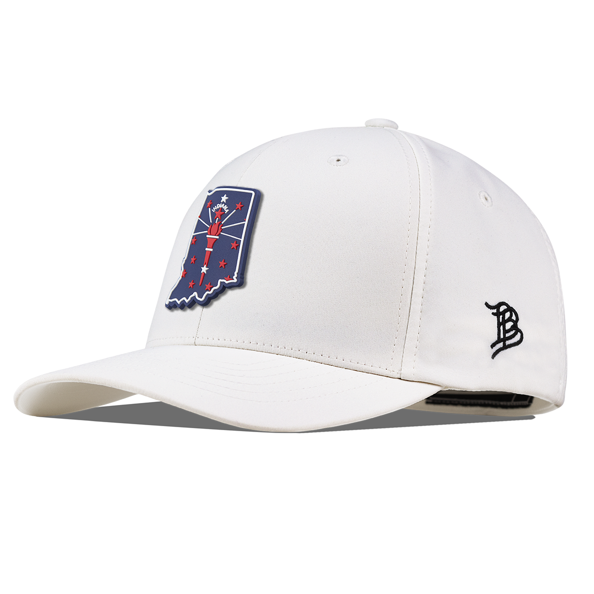 Indiana Patriot Series Flexfit Performance Fitted White
