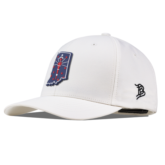 Indiana Patriot Series Flexfit Performance Fitted White