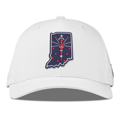 Indiana Patriot Series Flexfit Performance Fitted White