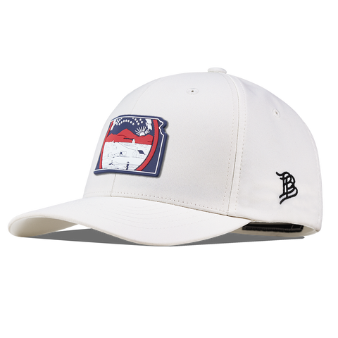 Kansas Patriot Series Flexfit Performance Fitted White