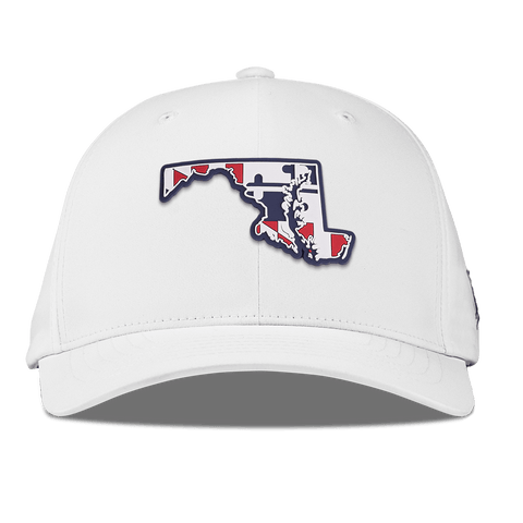 Maryland Patriot Series Flexfit Performance Fitted White