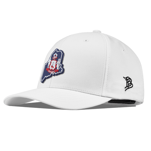 Maine Patriot Series Flexfit Performance Fitted White