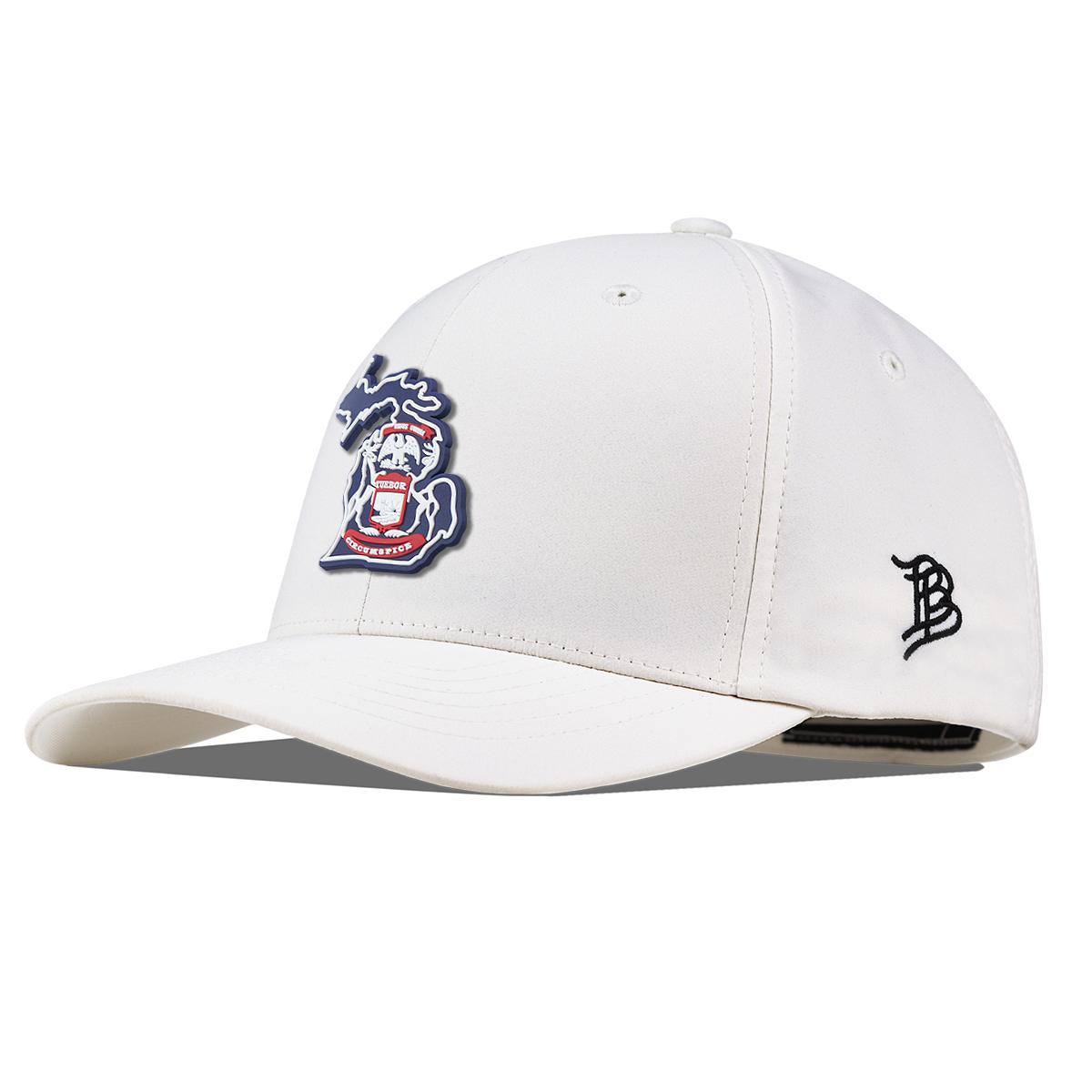 Michigan Patriot Series Flexfit Performance Fitted White