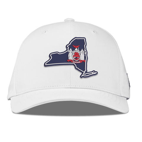 New York Patriot Series Flexfit Performance Fitted White