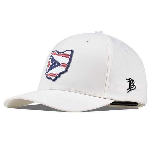 Ohio Patriot Series Flexfit Performance Fitted White