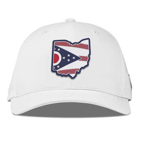 Ohio Patriot Series Flexfit Performance Fitted White
