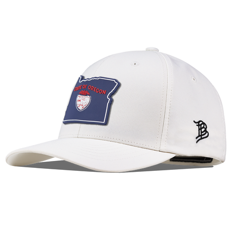 Oregon Patriot Series Flexfit Performance Fitted White