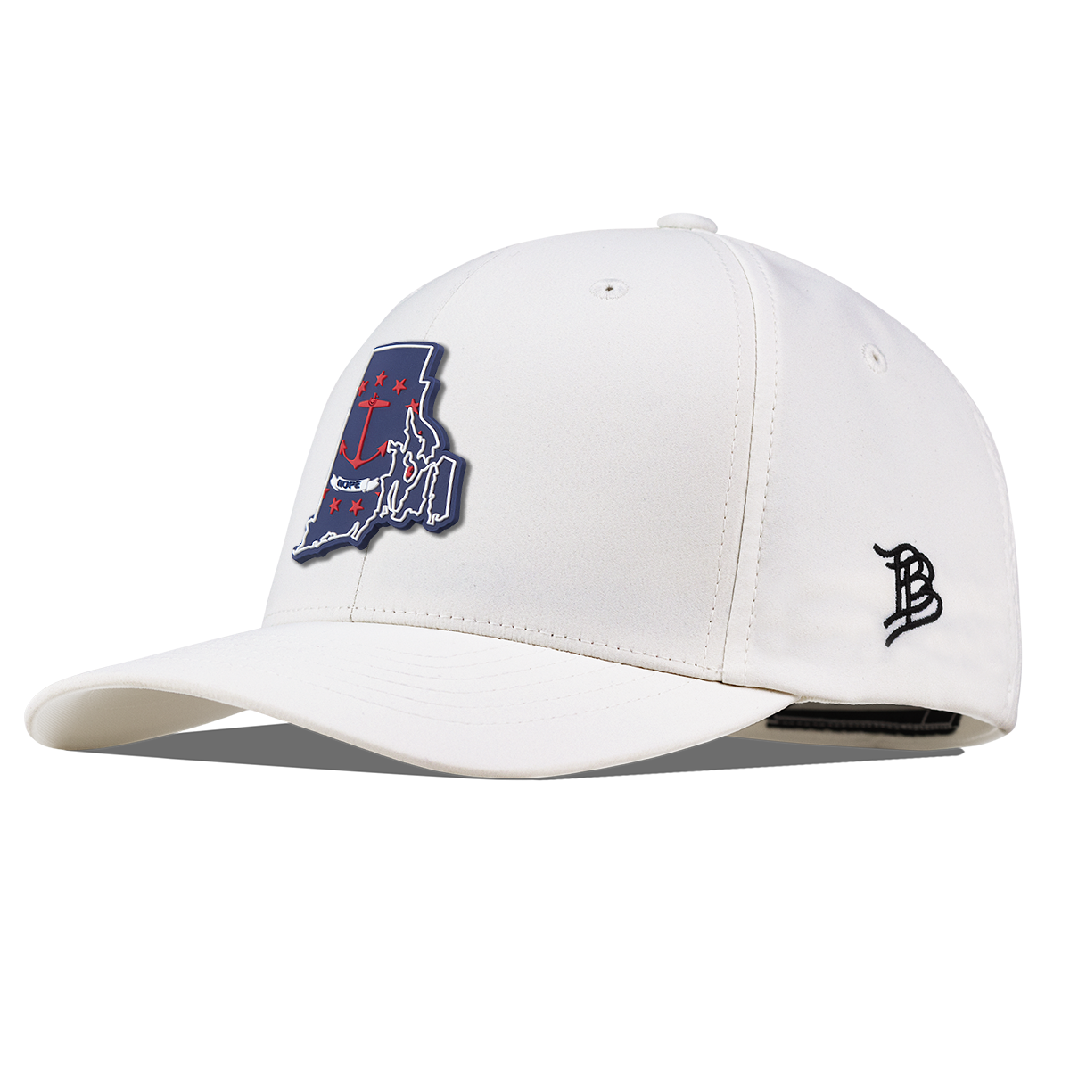 Rhode Island Patriot Series Flexfit Performance Fitted White
