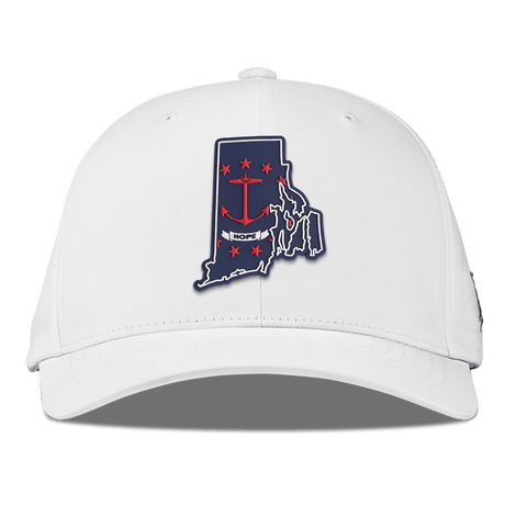 Rhode Island Patriot Series Flexfit Performance Fitted White