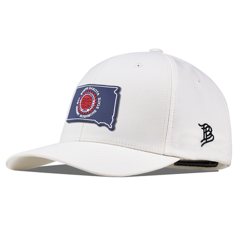 South Dakota Patriot Series Flexfit Performance Fitted White