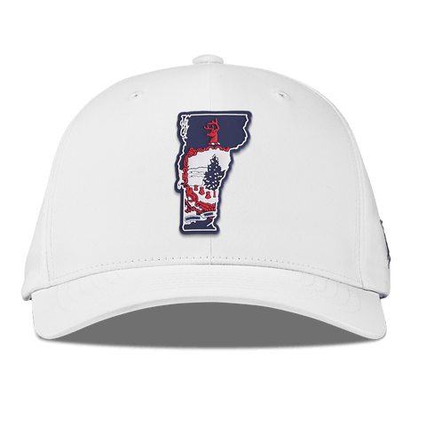 Vermont Patriot Series Flexfit Performance Fitted White