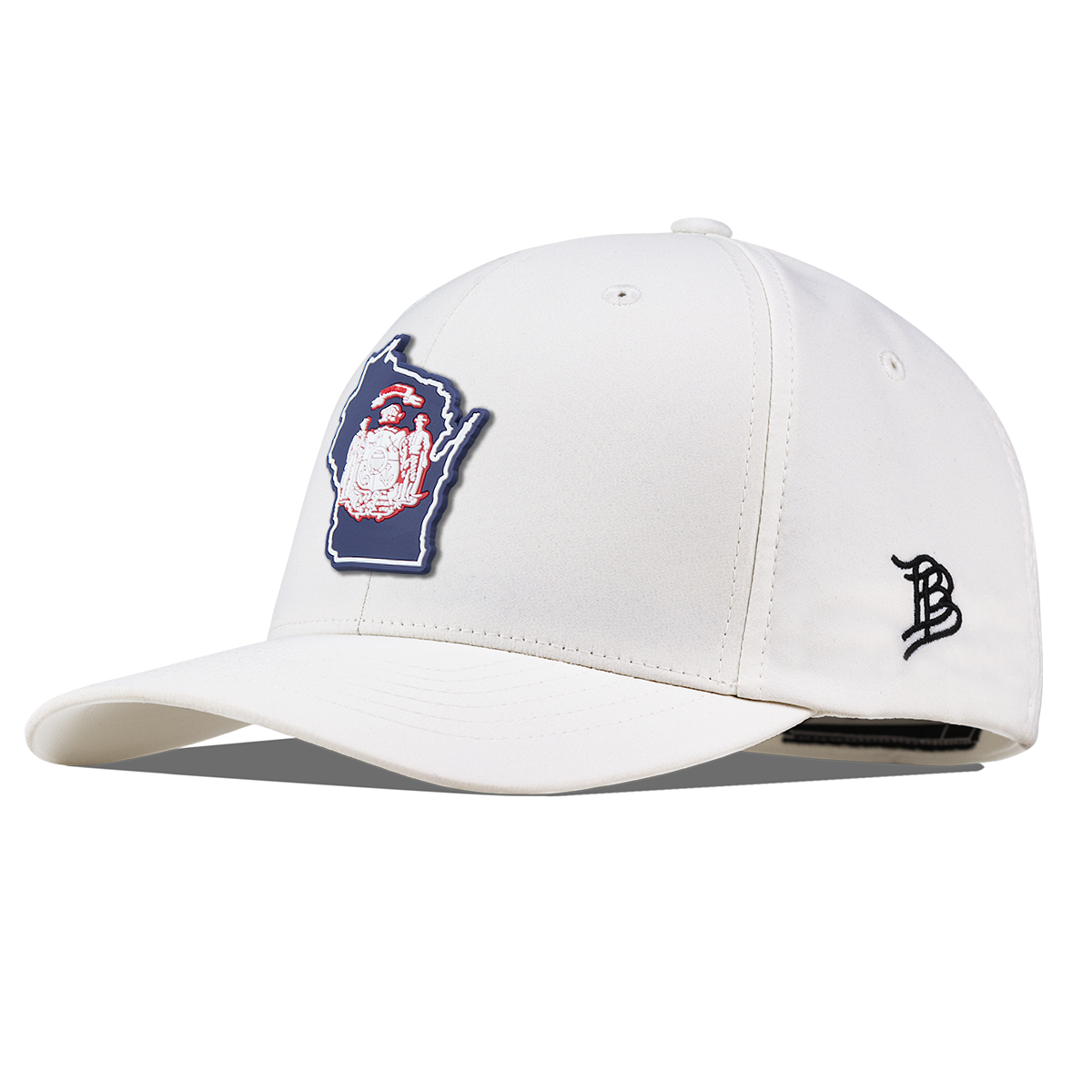 Wisconsin Patriot Series Flexfit Performance Fitted White
