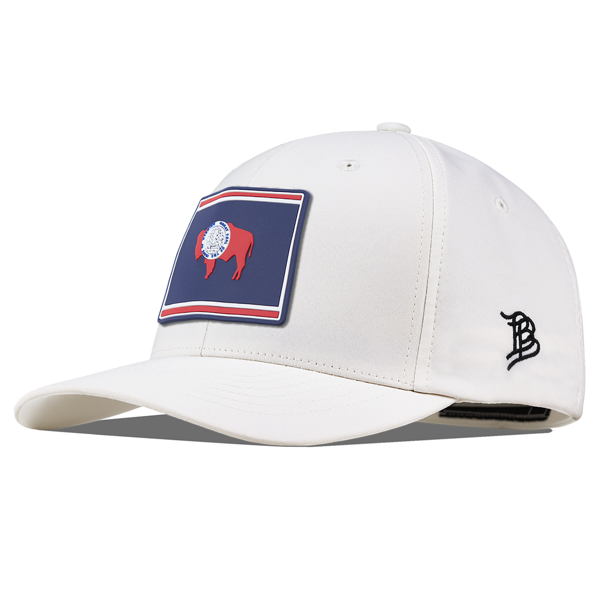 Wyoming Patriot Series Flexfit Performance Fitted White