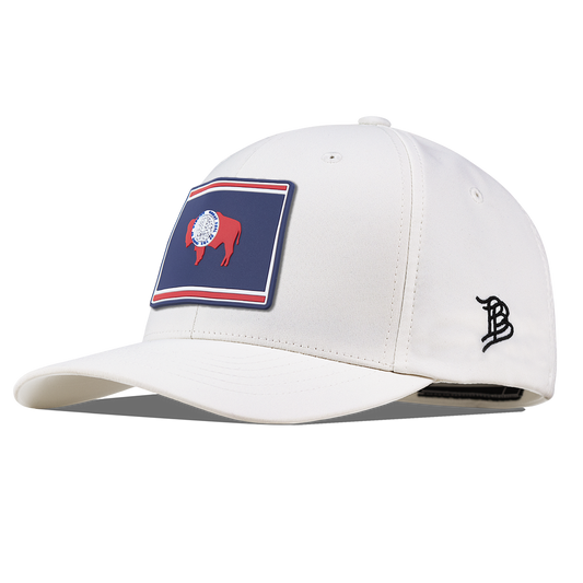 Wyoming Patriot Series Flexfit Performance Fitted White