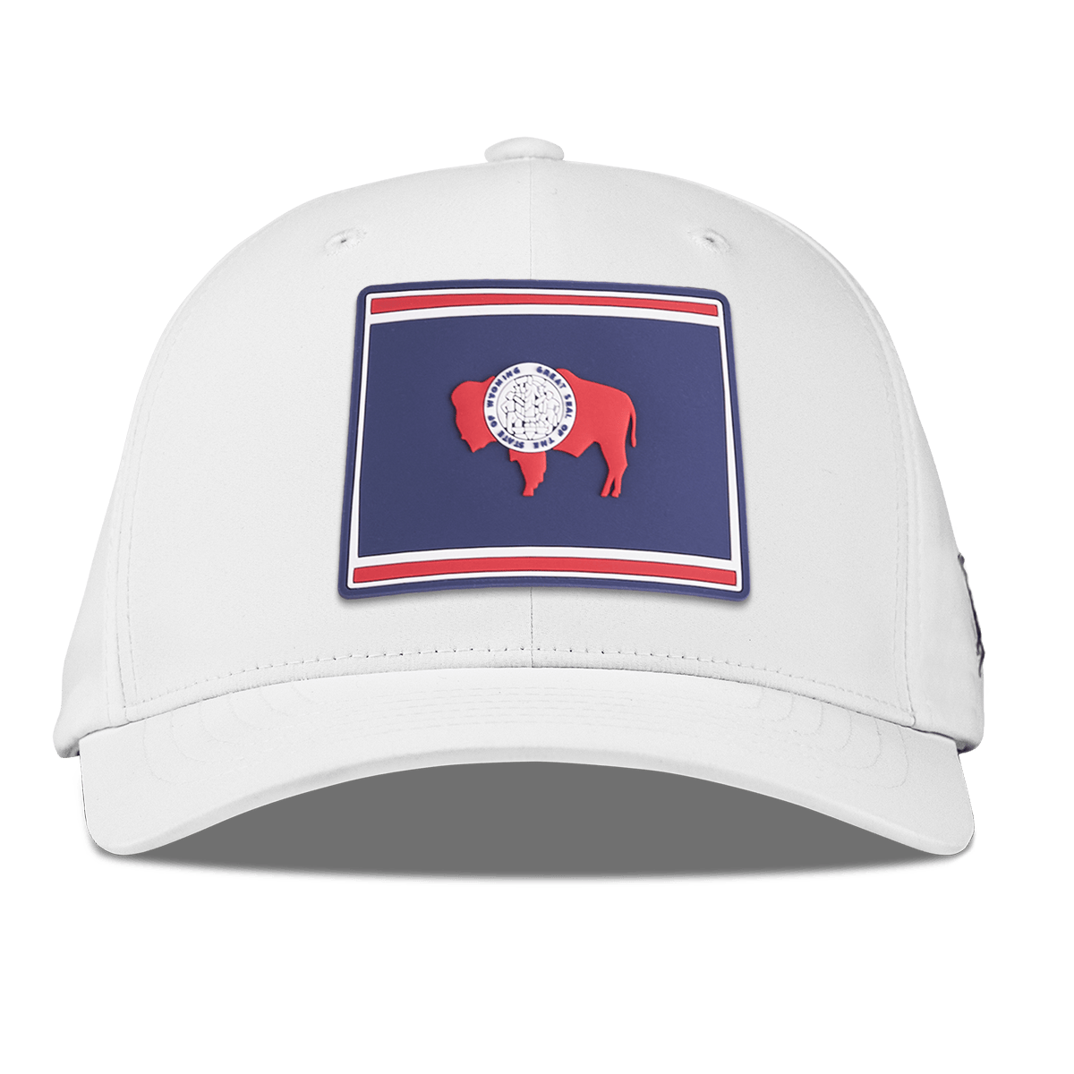 Wyoming Patriot Series Flexfit Performance Fitted White