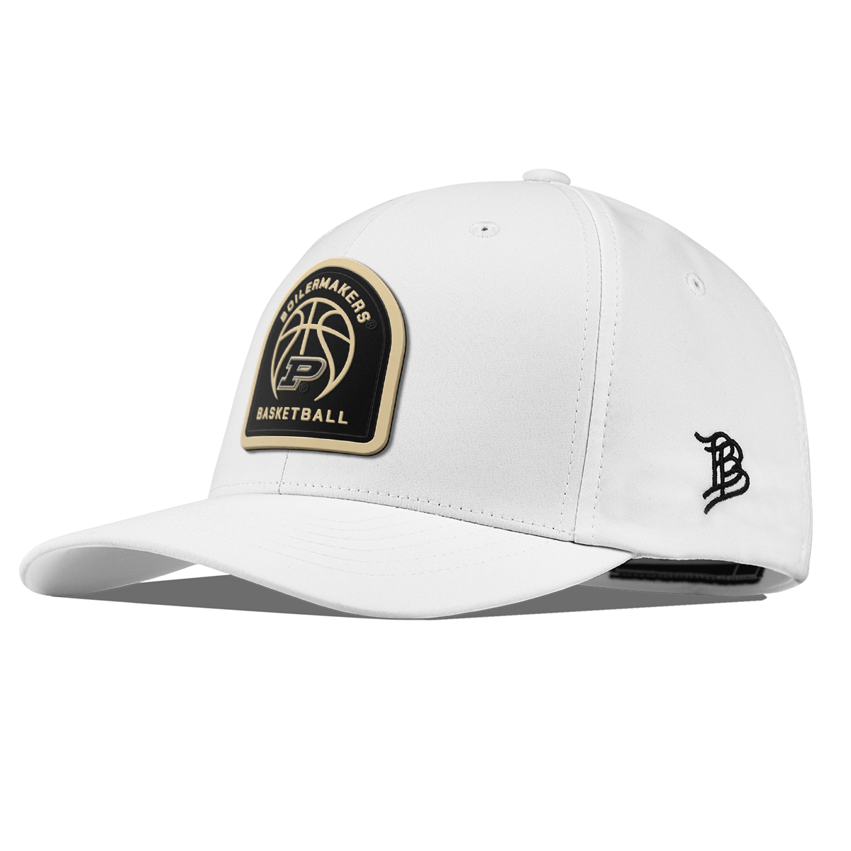 Purdue University "Purdue Basketball" Flexfit Performance Fitted White