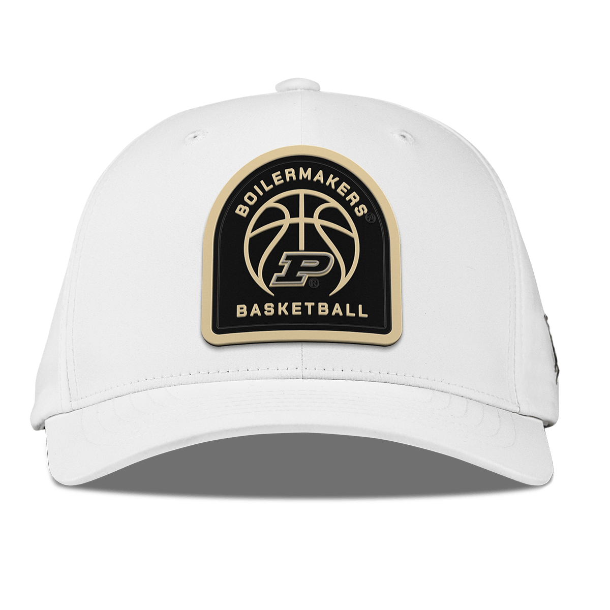 Purdue University "Purdue Basketball" Flexfit Performance Fitted White