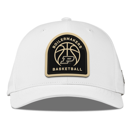 Purdue University "Purdue Basketball" Flexfit Performance Fitted White
