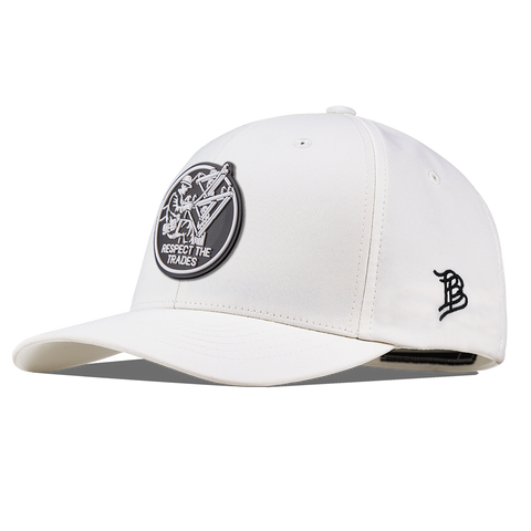 Respect The Trades Lineman Flexfit Performance Fitted White