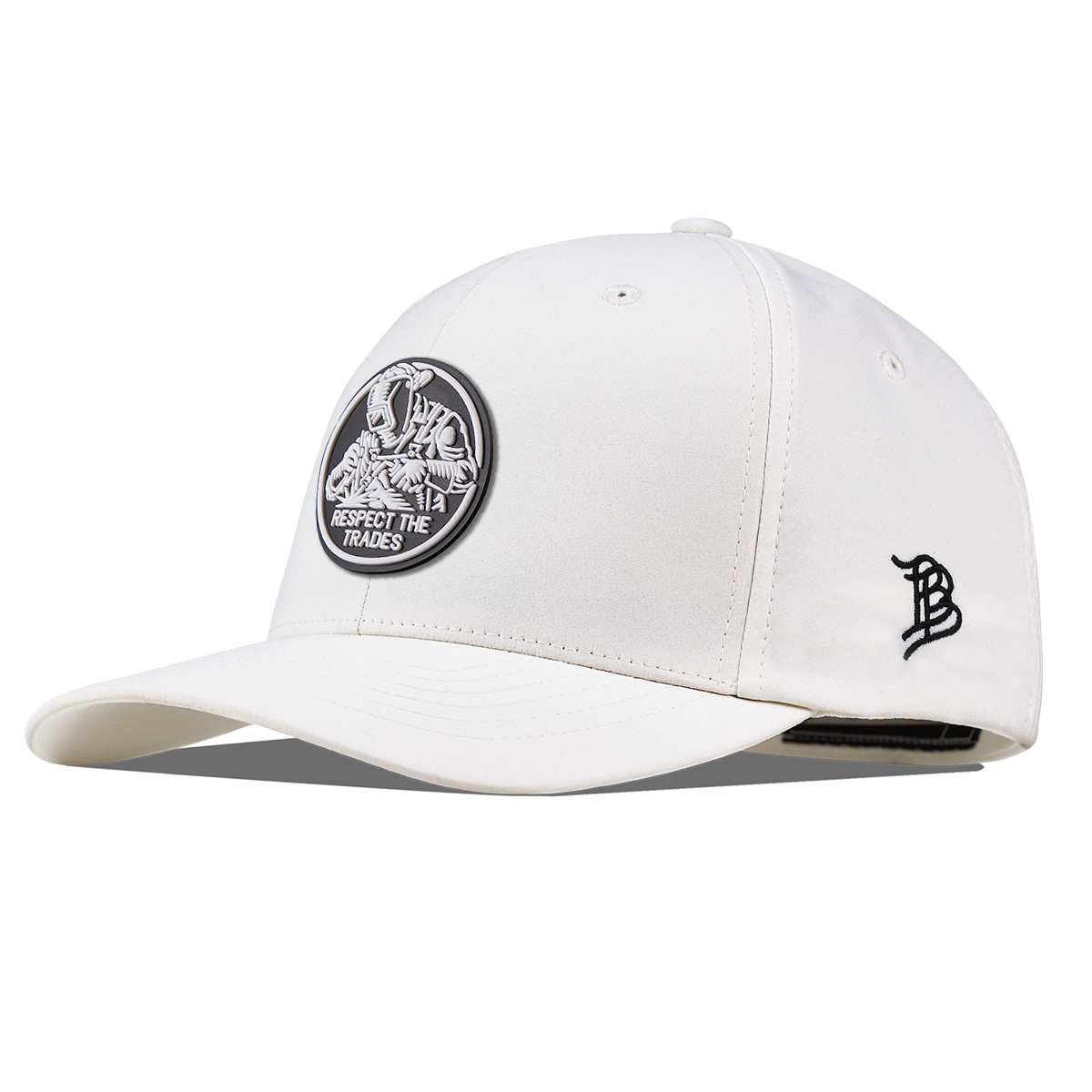 Respect The Trades Welder Flexfit Performance Fitted White