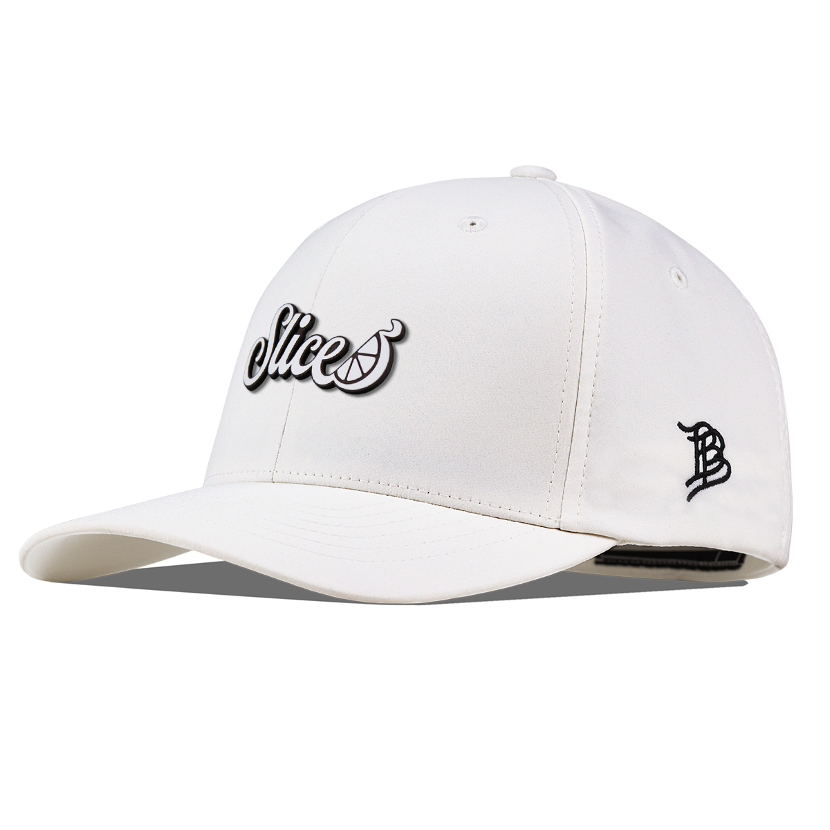 Sliced Script Flexfit Performance Fitted White