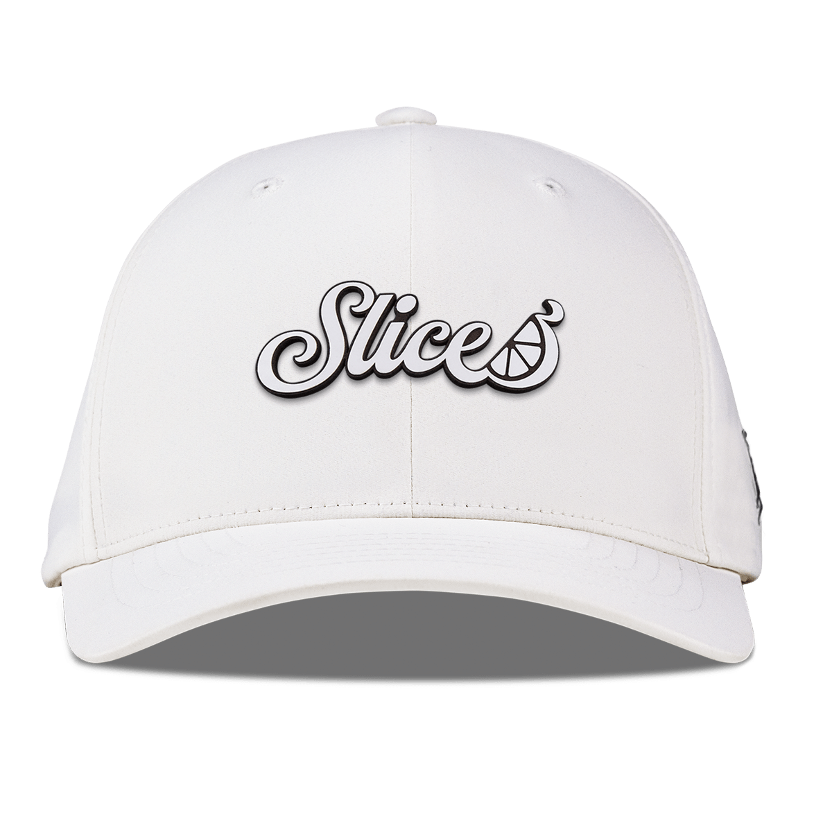 Sliced Script Flexfit Performance Fitted White