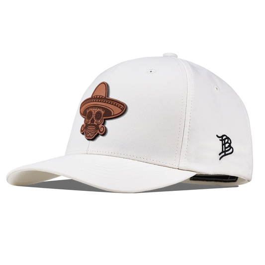 Sombrero Skull Flexfit Performance Fitted White