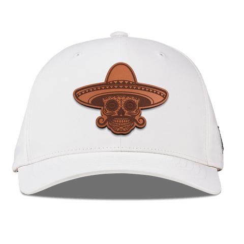 Sombrero Skull Flexfit Performance Fitted White