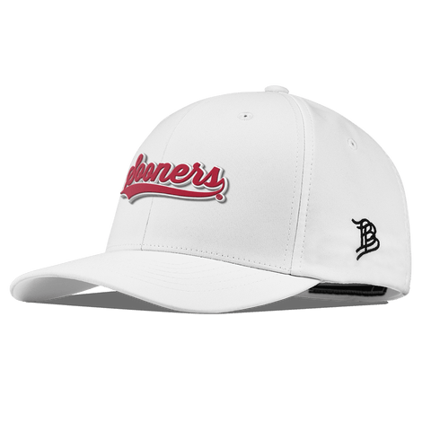 University of Oklahoma "Sooners Script" Flexfit Performance Fitted White
