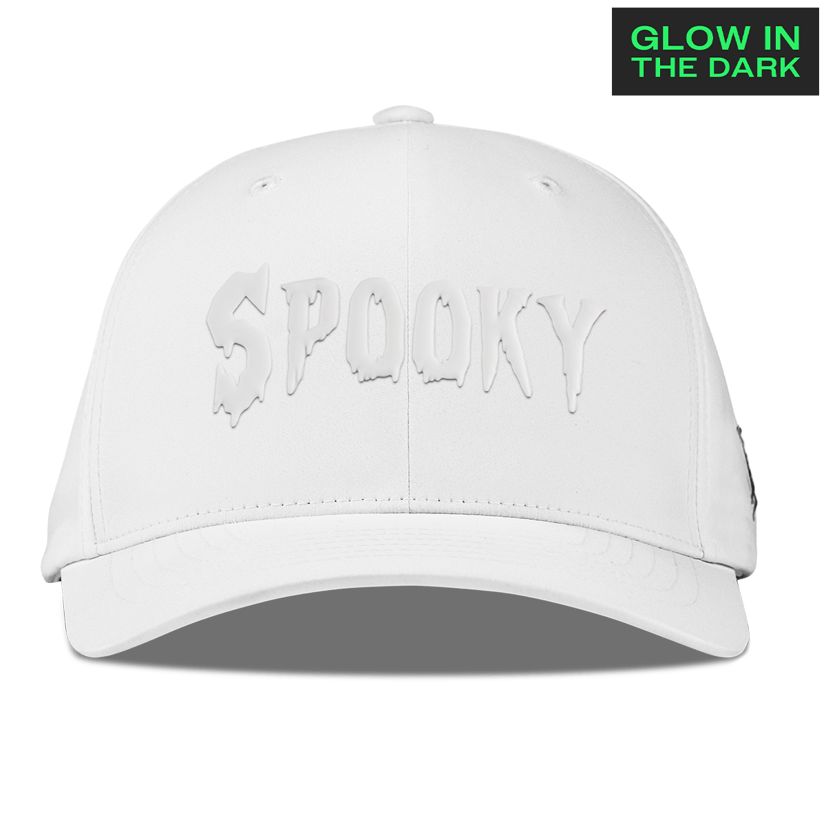 Spooky Glow Flexfit Performance Fitted White