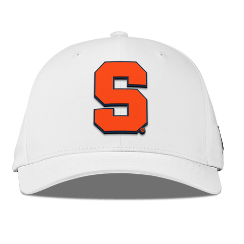 Syracuse University "Syracuse Orange Block" Flexfit Performance Fitted White