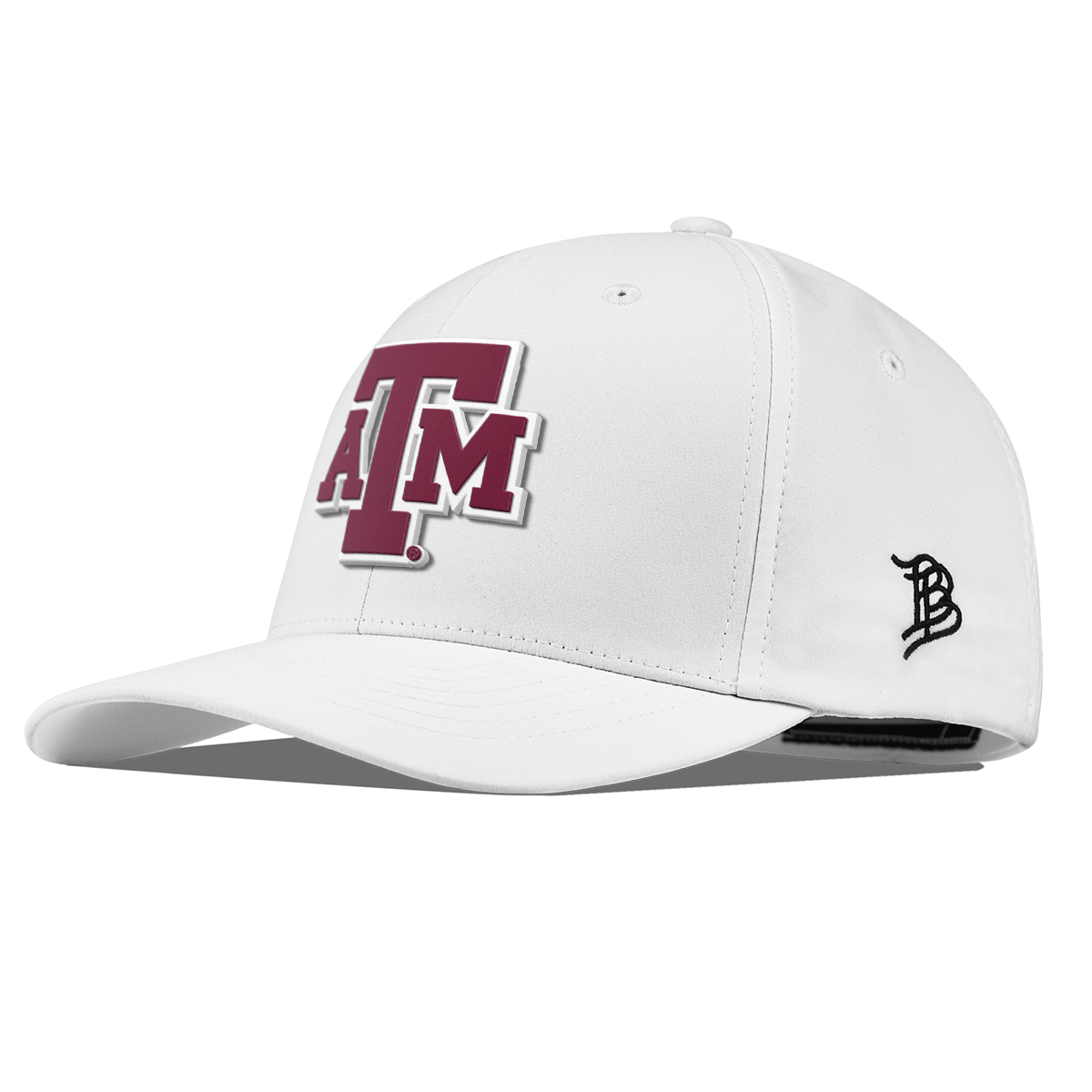 Texas A&M University "Texas A&M Block" Flexfit Performance Fitted White