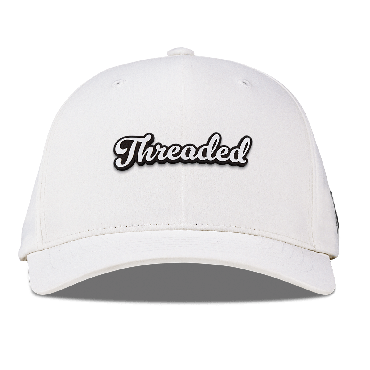 Threaded Script Flexfit Performance Fitted White