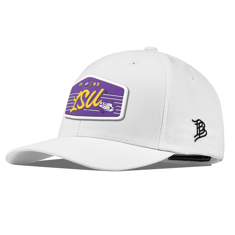 Louisiana State University "Tigers Football" Flexfit Performance Fitted White