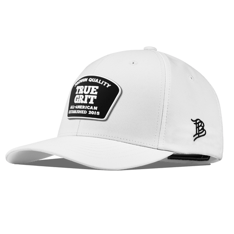 True Grit Flexfit Performance Fitted White
