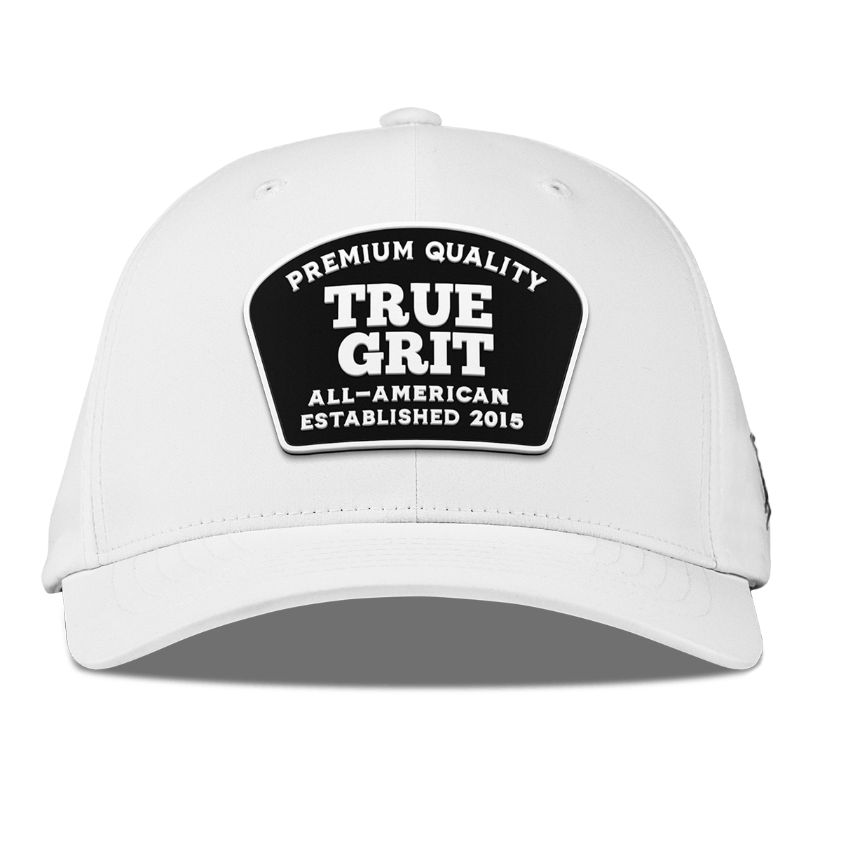 True Grit Flexfit Performance Fitted White