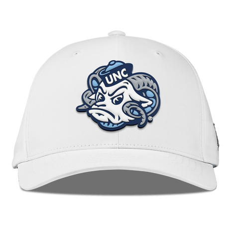 University of North Carolina "UNC Rameses" Flexfit Performance Fitted White