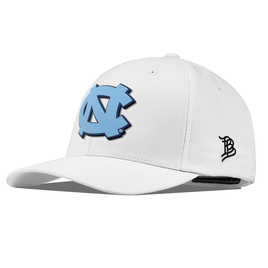 University of North Carolina "UNC Team Logo Carolina Blue" Flexfit Performance Fitted White