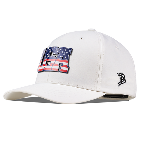 USA Tradition Flexfit Performance Fitted White