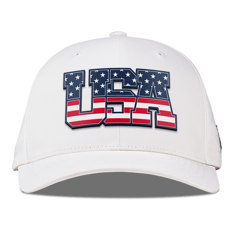 USA Tradition Flexfit Performance Fitted White