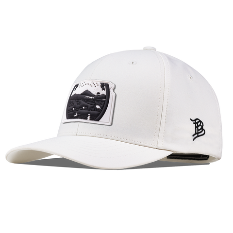 Kansas Vintage Flexfit Performance Fitted White