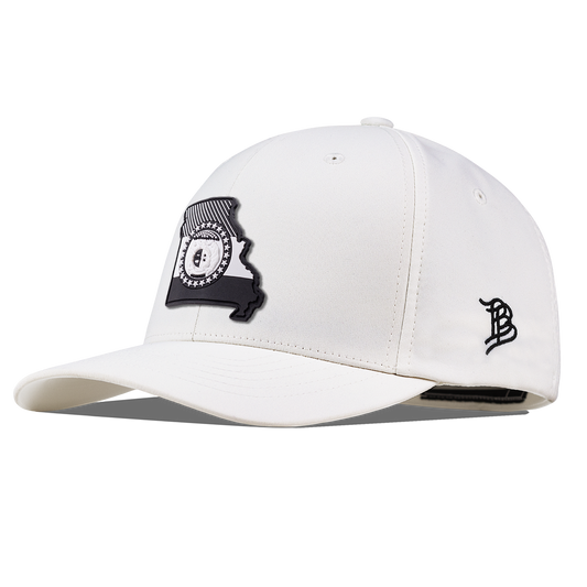 Missouri Vintage Flexfit Performance Fitted White