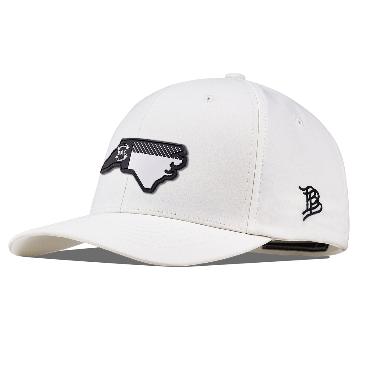 North Carolina Vintage Flexfit Performance Fitted White
