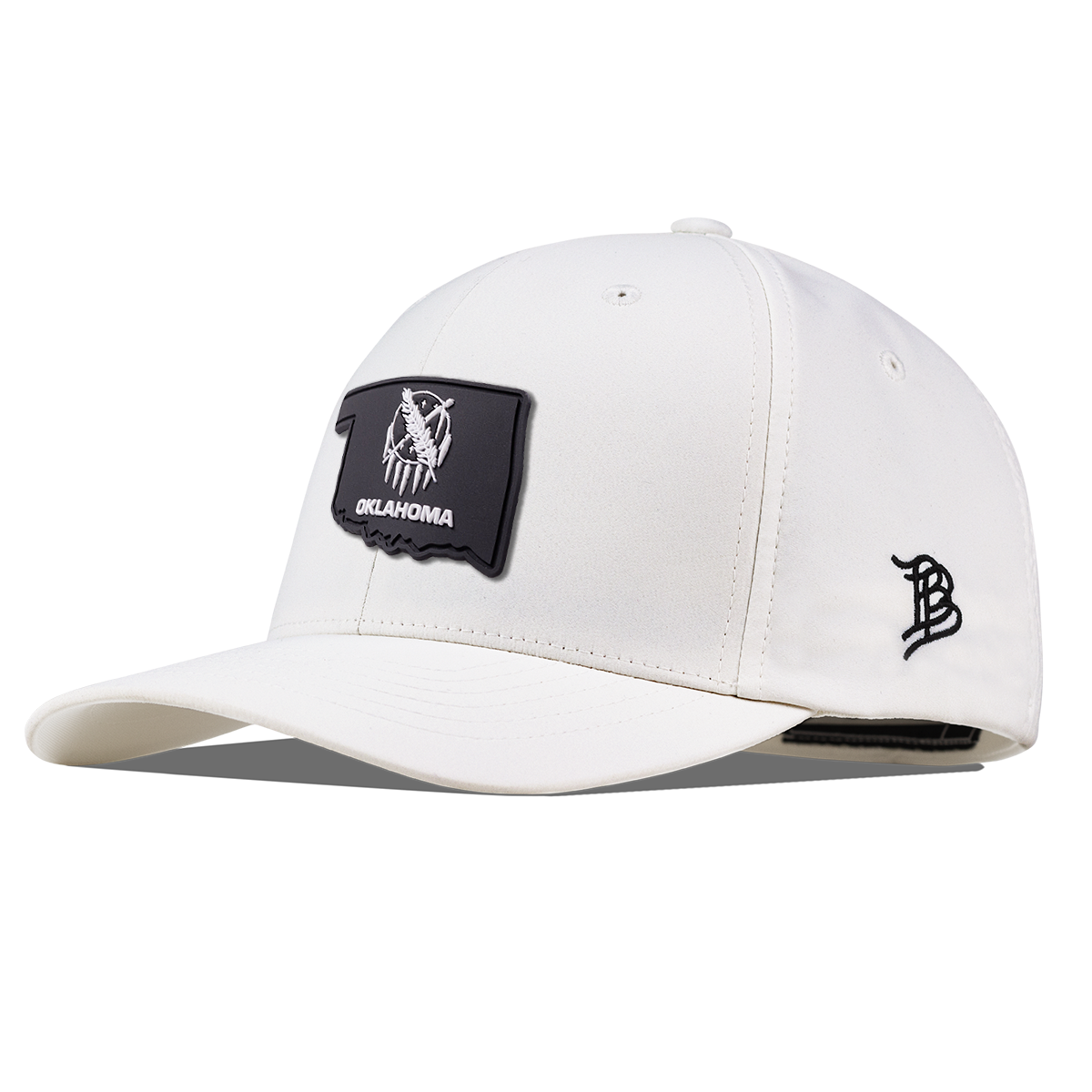 Oklahoma Vintage Flexfit Performance Fitted White