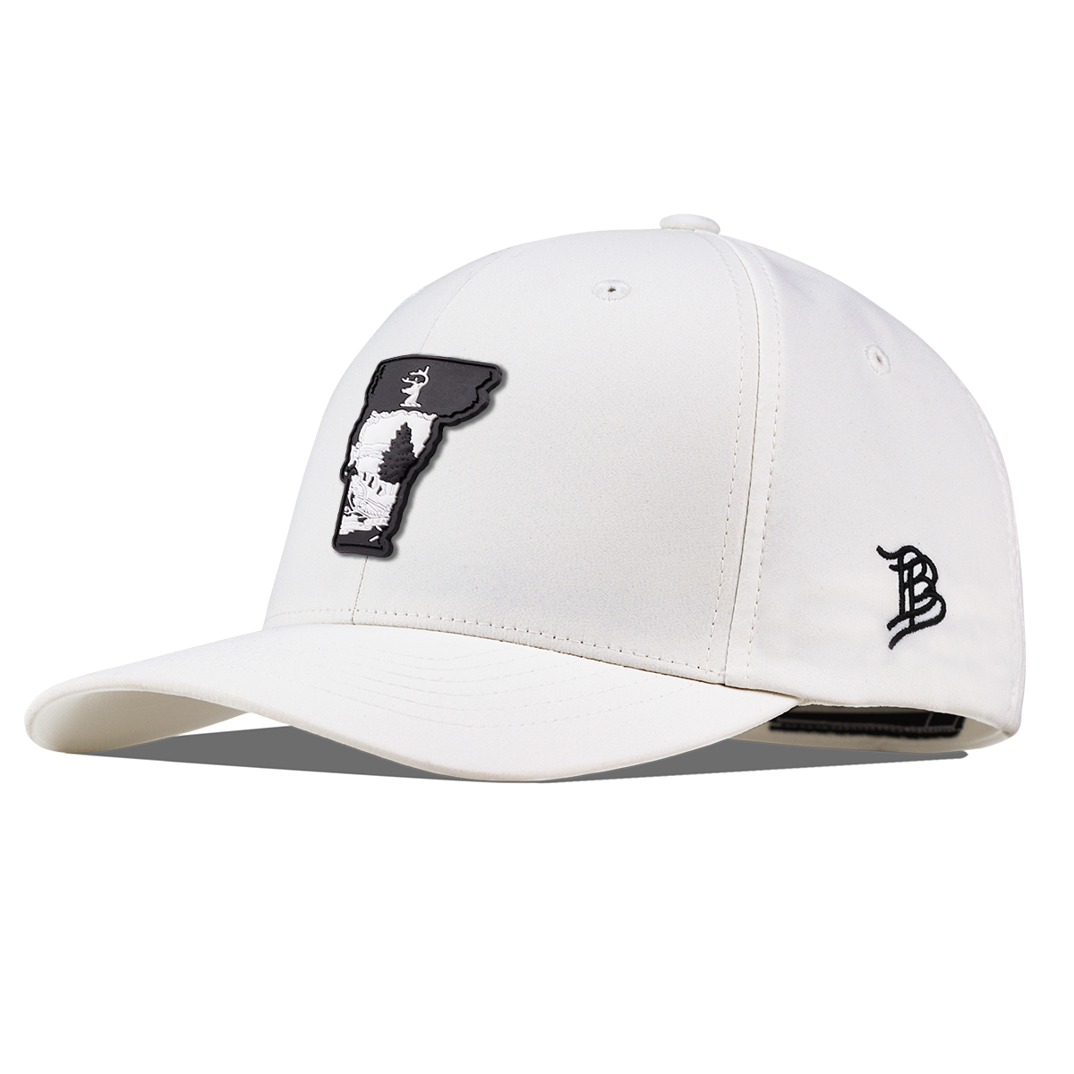 Vermont Vintage Flexfit Performance Fitted White