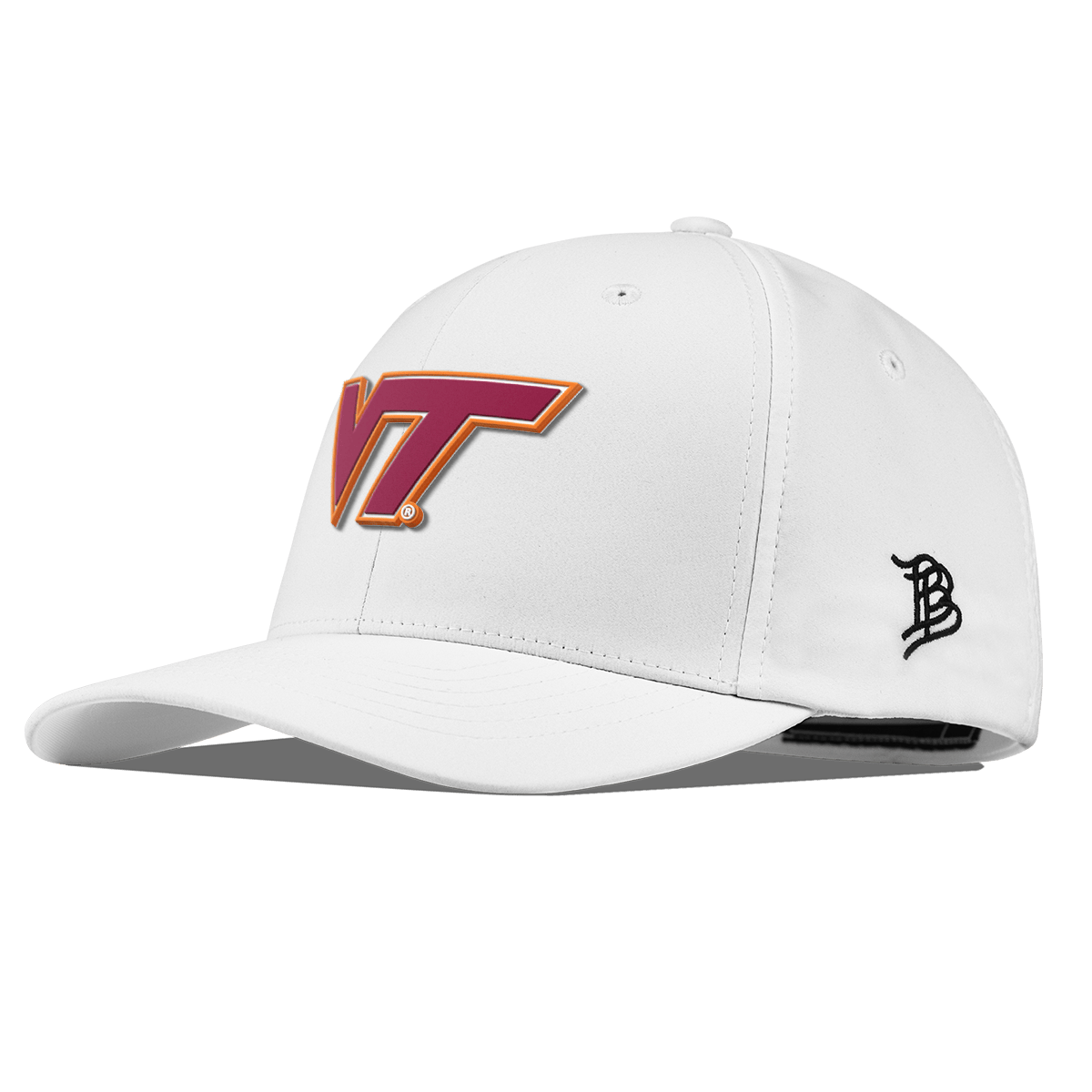 Virginia Tech University "Virginia Tech Team Logo" Flexfit Performance Fitted White