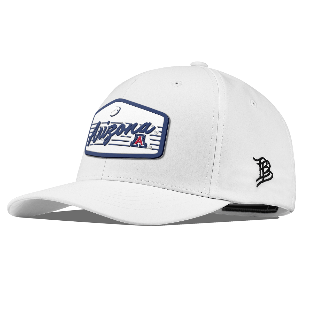 University of Arizona "Wildcats Football" Flexfit Performance Fitted White