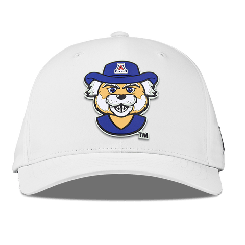 University of Arizona "Wilbur The Wildcat" Flexfit Performance Fitted White